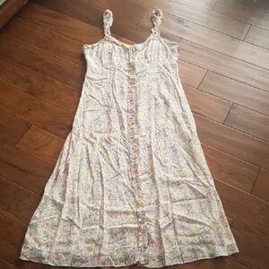 Ever New Melbourne Women's Summer Boho Peach Meadow Ditsy Floral Dress Size 12